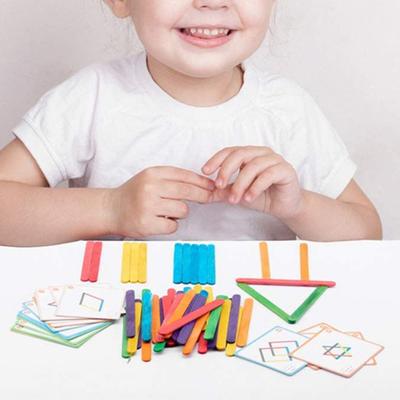 100 шт. палочек для мороженого палочки для мороженого с круглым краем деревянные палочки для угощений для детского творчества своими руками