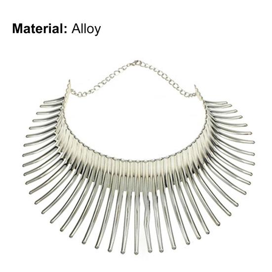 Ожерелье-чокер Геометрическая форма Украшение Женский Универсальный Долговечный Металлический Чокер для Коктейльной Вечеринки