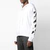 OFF WHITE Толстовка с молнией и принтом Караваджо Arrows OMBE001S20E300040188