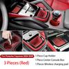 For Porsche Cayenne 2024 -2026 Silicone Car Cup Holder Center Console Organizer Anti Spill- Drink Holder Insert Auto Accessories