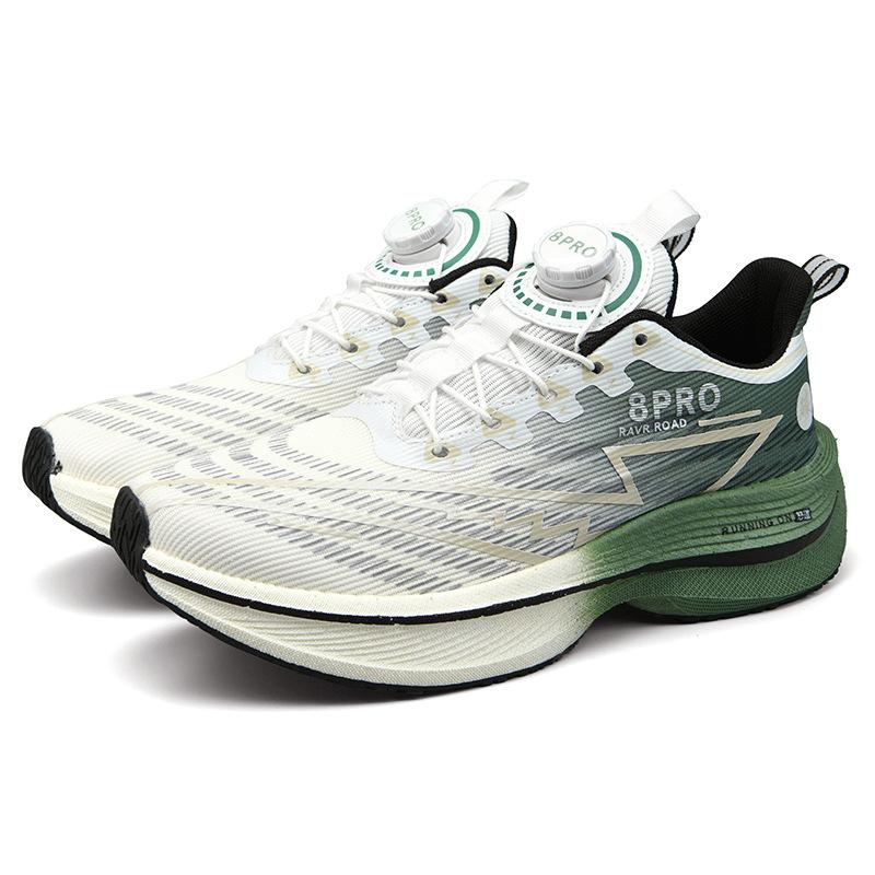 Red Rabbit 8pro Button Student Sneakers Men's and Women's Mandarin Duck Shoes Carbon Board Lightweight Shock Absorption Running Shoes Candy Color