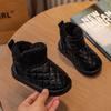 Winter Children Shoes Baby Girls Snow Boots Thick Plush Boys Casual Shoes Waterproof Anti Slip Outdoor Kids Boots Size 19-36