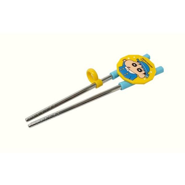 Leburn Crayon Shin-chan Two-Handed Correction Chopsticks, Mixed Colors, 2 Pieces, Korean Popular Tableware