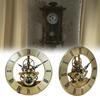 Modern Clock Insert with Quiet Mechanism 126mm Quartzs Movement Roman Numerals Clock Head for Living Room Decoration
