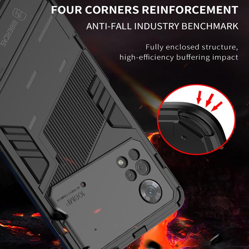 Чехол для Xiaomi Redmi Note 12 12S 12C противоударный бронированный задний чехол для POCO X3 X4 X5 X6 F3 GT F4 F5 Pro M4 M5 M5S 5G чехол для телефона