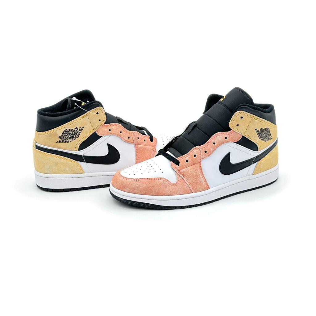 DX4332-800 Nike Air Jordan 1 Mid Flight Club Magic Ember Sundial White (Мужской)