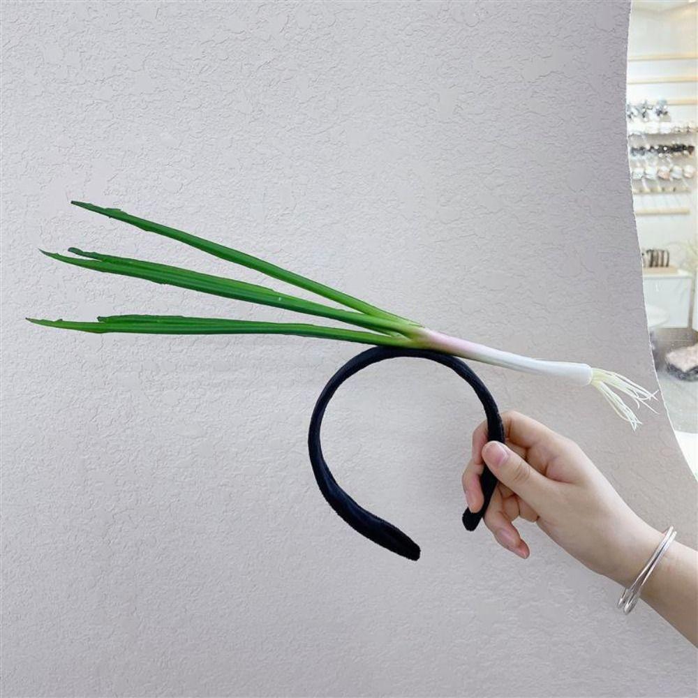 Морковная повязка на голову, овощной обруч для волос, мультяшные забавные резинки для волос, новые фруктовые повязки на голову