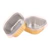 10Pcs Square Aluminum Foil Baking Cups With Lids Heat Resistant Cupcake Boxes