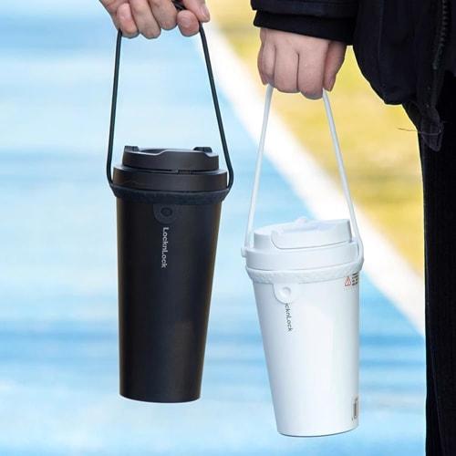 Набор из 2 силиконовых подстаканников для напитков, идеально подходит для кофе из магазина шаговой доступности, путешествий, спорта, активного отдыха, фестивалей и многого другого, включает держатель для соломинки для Co