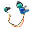 2 шт. DC12V PWM-регулятор скорости, регулятор скорости вентилятора, 4-контактный переключатель контроля температуры компьютера для вентилятора кулера ЦП ПК, ручная остановка