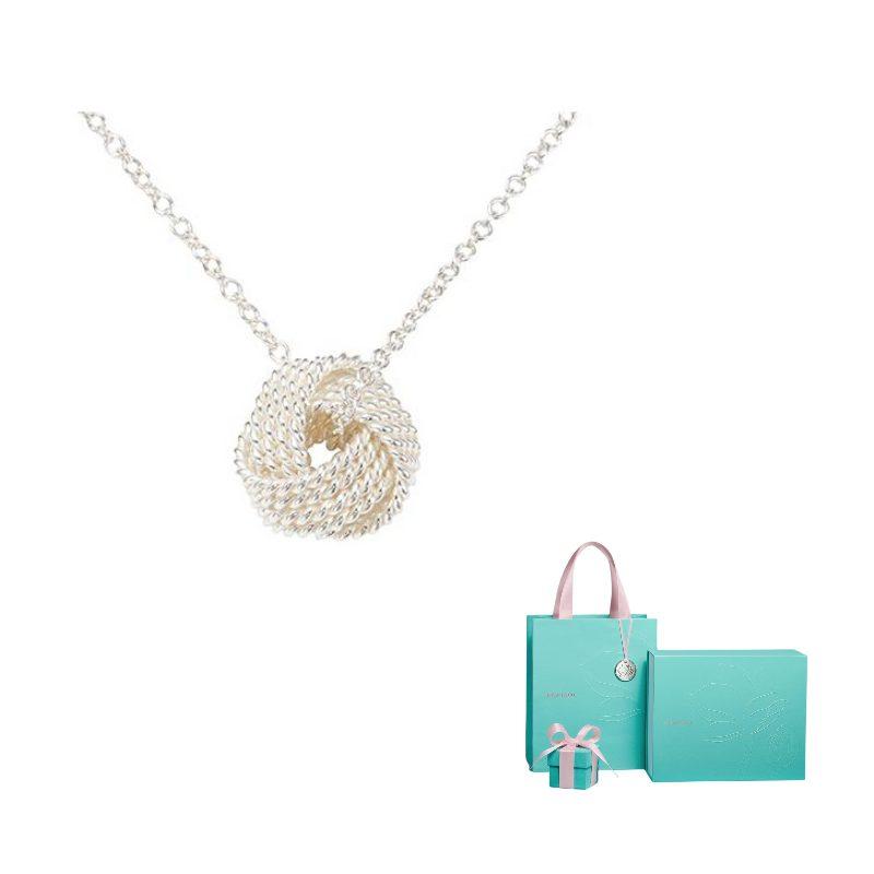 TIFFANY & CO. Twist Series 925 Sterling Silver Necklaces Women's Silver 29849498