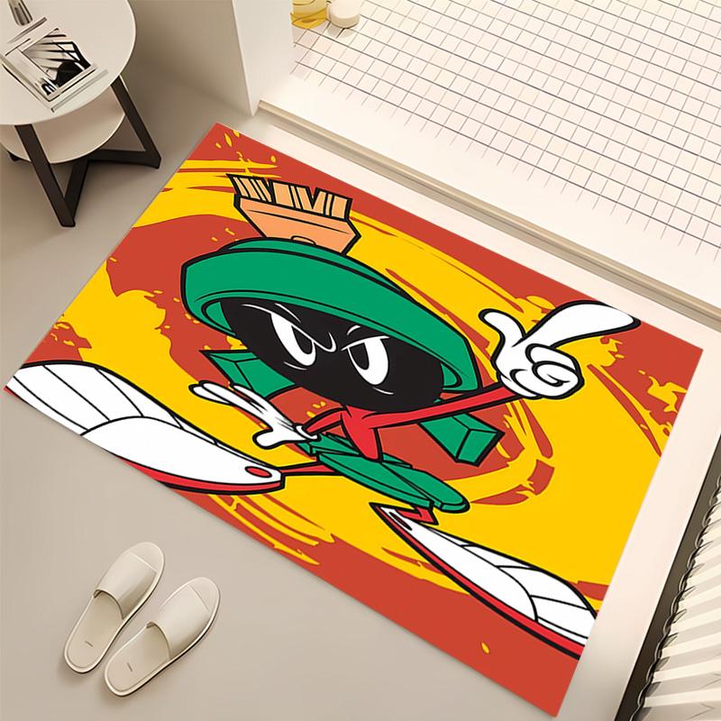 1pc Marvin the Martian Print Area Rug - Soft, Washable Non-Slip Indoor Mat, Living Room, Home Office Decorative Rug,Office Decorative