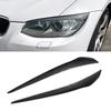 2 шт. Накладки на фары "брови" ABS Черный карбон Наклейки для BMW 3 серии Купе E92 E93 LCI 2010 2011 2012