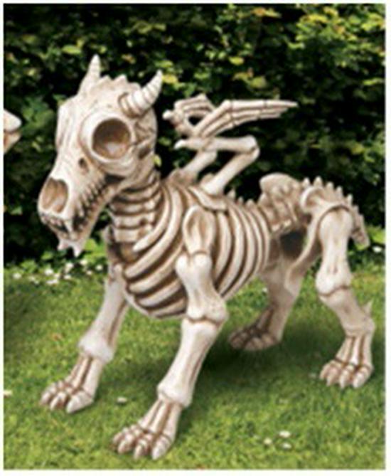 Садовые украшения из смолы в виде скелетов мужчин, женщин и собак на Хэллоуин