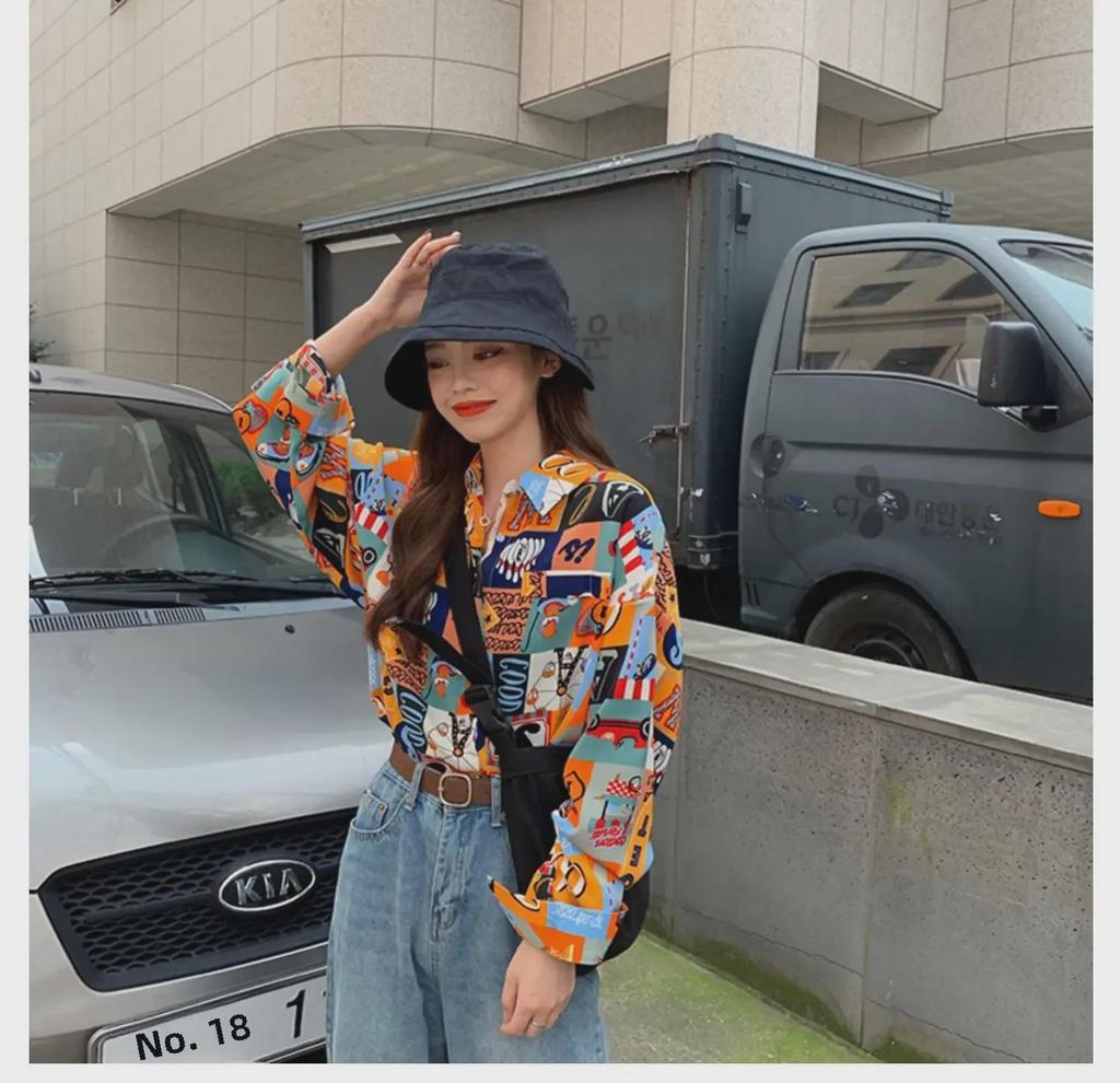 Солнцезащитная куртка-рубашка с цветочным принтом в стиле ретро 2022 года — модная тонкая женская куртка в стиле Гонконга на весну/лето