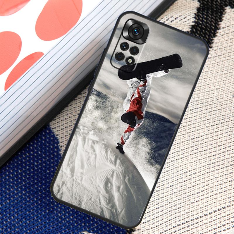 Крутой спортивный чехол для сноуборда для Xiaomi Redmi Note 14 13 12 11 Pro 11S 12S Redmi 10 13 15 13C 15C 10C 12C 14C Funda