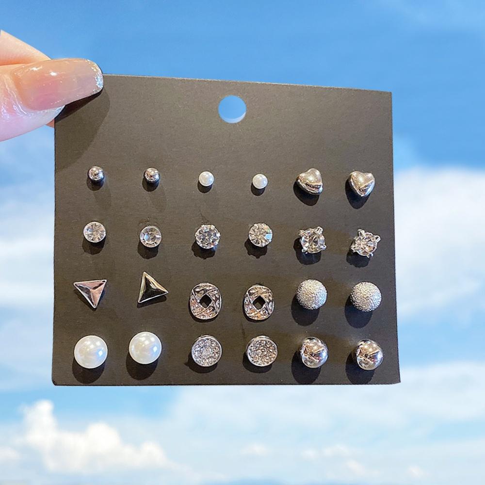 iF ME Модный комплект жемчужных серег, женские роскошные серьги-гвоздики с бабочкой и сердцем, золотые серьги-гвоздики из смолы, серьги-кольца, ювелирные аксессуары