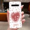 Phone Case For Samsung Galaxy S10 5G Capa Coque Butterfly Bow Protective Casing Transparent Soft Silicone TPU Cover Fundas