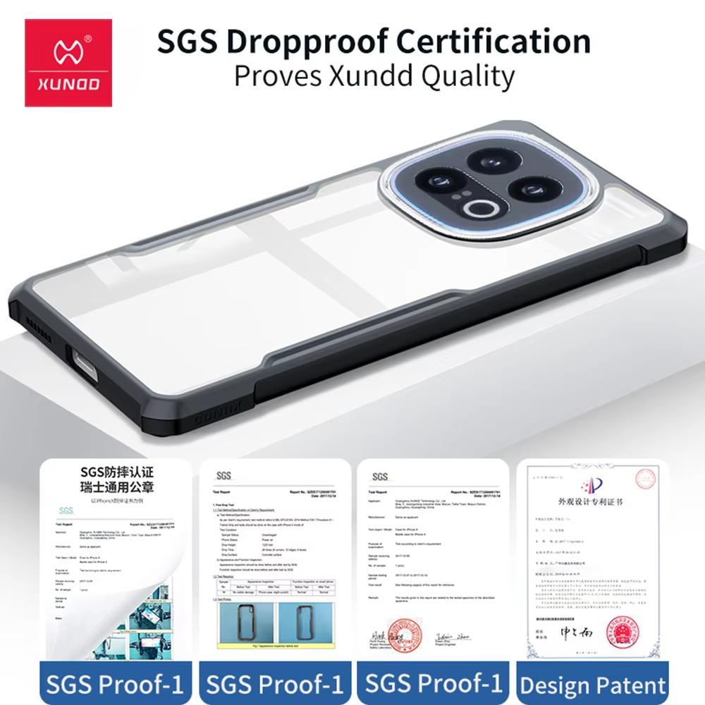 Для Vivo iQOO 13 Чехол XUNDD Прозрачный Чехол для Телефона Ударопрочный Бампер Защитные Чехлы Роскошный Чехол Для Vivo IQOO13