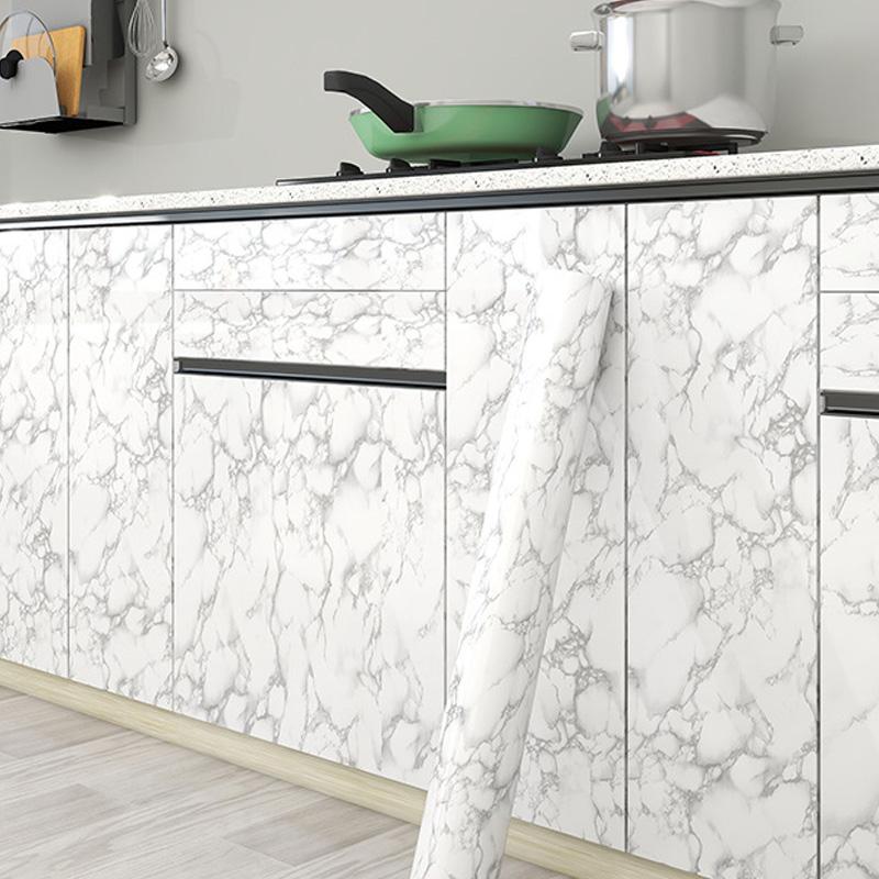 200 см/рулон водонепроницаемые многоцветные самоклеящиеся утолщенные DIY однотонные наклейки на стену из ПЭТ