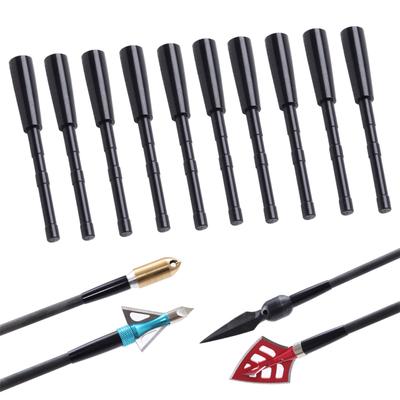 10 шт. алюминиевых вставок для стрел для стрельбы из лука, охотничьих стрел, вставок-пенетраторов для стрелы 4,2 мм, аксессуаров для вставок для стрел