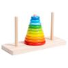 Hanoi Tower 8-10 Layer Wooden Toy for Developing Children's Logical Thinking and Intelligence