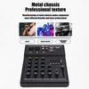4-канальный звуковой микшер DJ-микшер с MP3 USB 48 В питание Встроенный гитарный усилитель для караоке домашней студии записи прямых трансляций