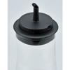 iwaki AGC Technoglass Heat-Resistant Glass Drip-Resistant Soy Sauce Dispenser, 160ml, with Lid, KT5032-BK