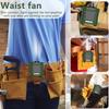 1000 мАч Летний Навесной Веер на Пояс Перезаряжаемый Портативный Нашейный Вентилятор как Power Bank для Активного Отдыха Работы Кемпинга Путешествий Артефакт