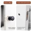 Modern Design Single Side Lock with Key Latch Lock Useful Hidden Door Lock  Office Bedroom Door