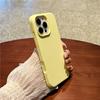 Чехол для iPhone 16 Pro Мягкая подкладка из микрофибры Жидкий силикон + Поликарбонатная крышка для телефона