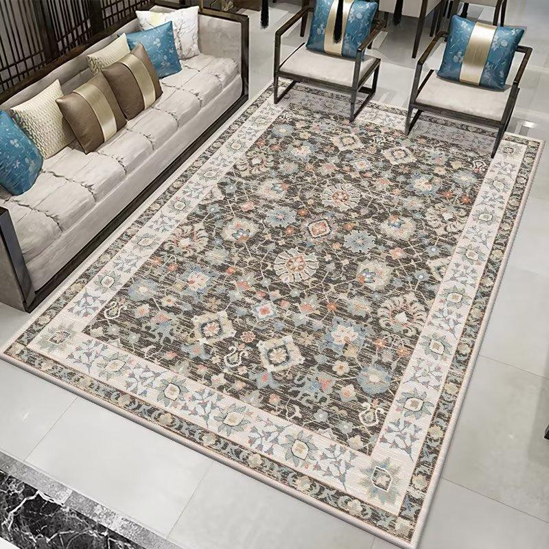 Бохо Винтаж Этнический Ковер – Ковер Ручной Работы для Гостиной, Дивана, Спальни, Нескользящий Напольный Коврик