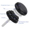 Protective Bicycle Tracker Mount Waterproof Locator Bracket Bike Headset Top Cap for AirTag