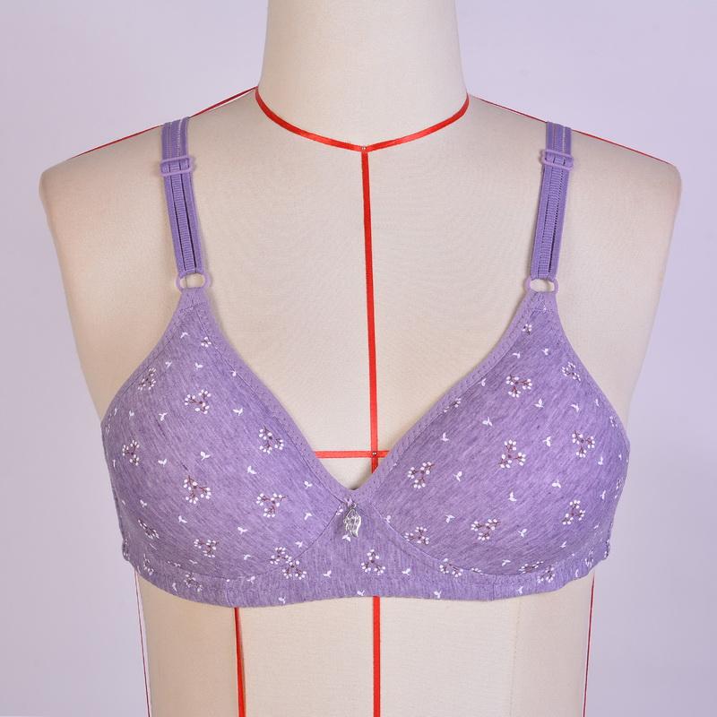 Женский сексуальный бюстгальтер с цветочным принтом, бюстгальтер без косточек, анти-провисающее нижнее белье, нижнее белье с эффектом пуш-ап, бюстгальтер с принтом небольшого размера