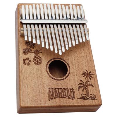 MAHALO Калимба Пианино для Большого Пальца 17 Клавиш Гавайский Дизайн M-KALIMBA HWI