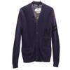 HYSTERIC GLAMOUR Unused Made In Japan Angora Blend Border Pattern Long Sleeve V Neck Knit Cardigan Men's Used