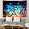 1PC Space Adventure Rick K-pop music group Tapestry Accessories for Bedroom,Livingroom, dormitory Room Wall Decor Fan Birthday Gifts
