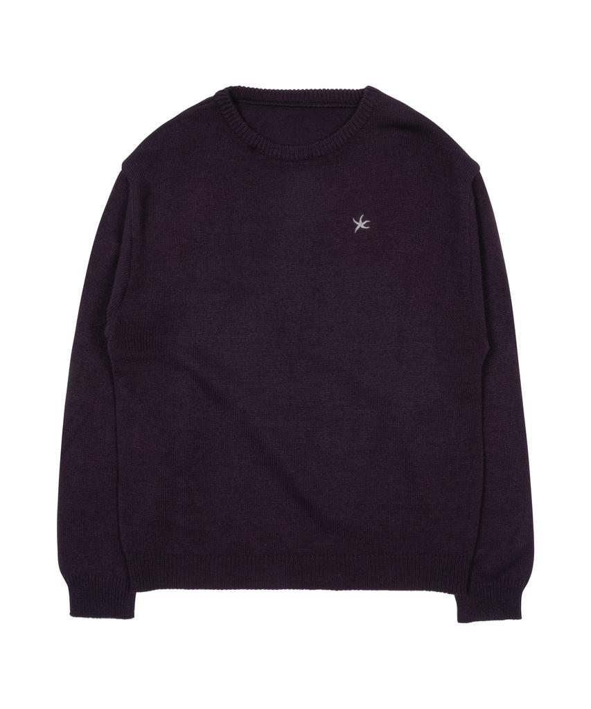 THE COLDEST MOMENT Tcm Starfish Mini Logo Knit (Purple)