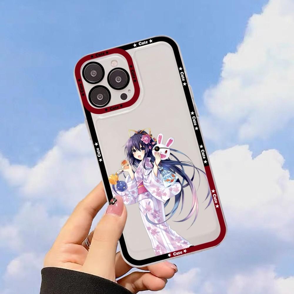 Чехол для телефона Date A Live Tokisaki Kurumi для iPhone 13 14 Pro Max XS XR 12 11 Pro 13 Mini 6 7 8 Plus, мягкая прозрачная задняя крышка