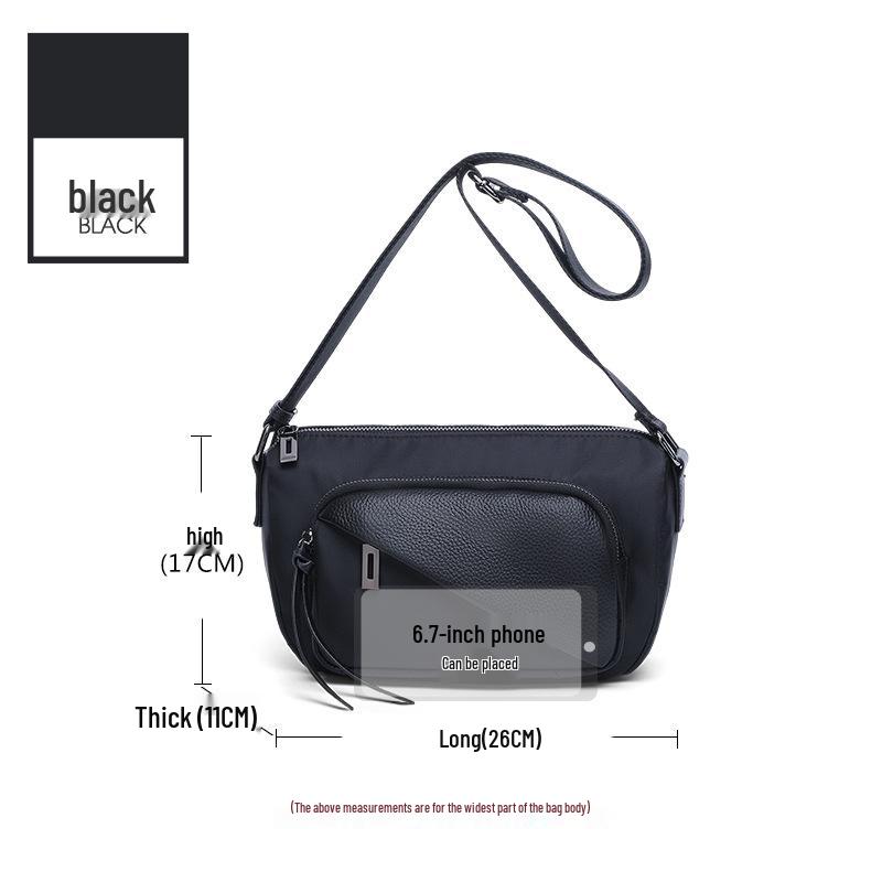 Женская сумка кроссбоди из натуральной кожи большой вместимости (2025) - Универсальная повседневная сумка через плечо из коровьей кожи