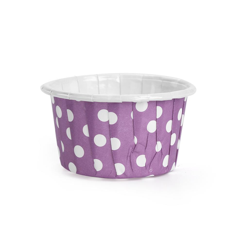 100PCS Colorful Bakeware Dot Decorate Muffin Cup Pan Case Paper Cupcake Liner Baking Wrapper