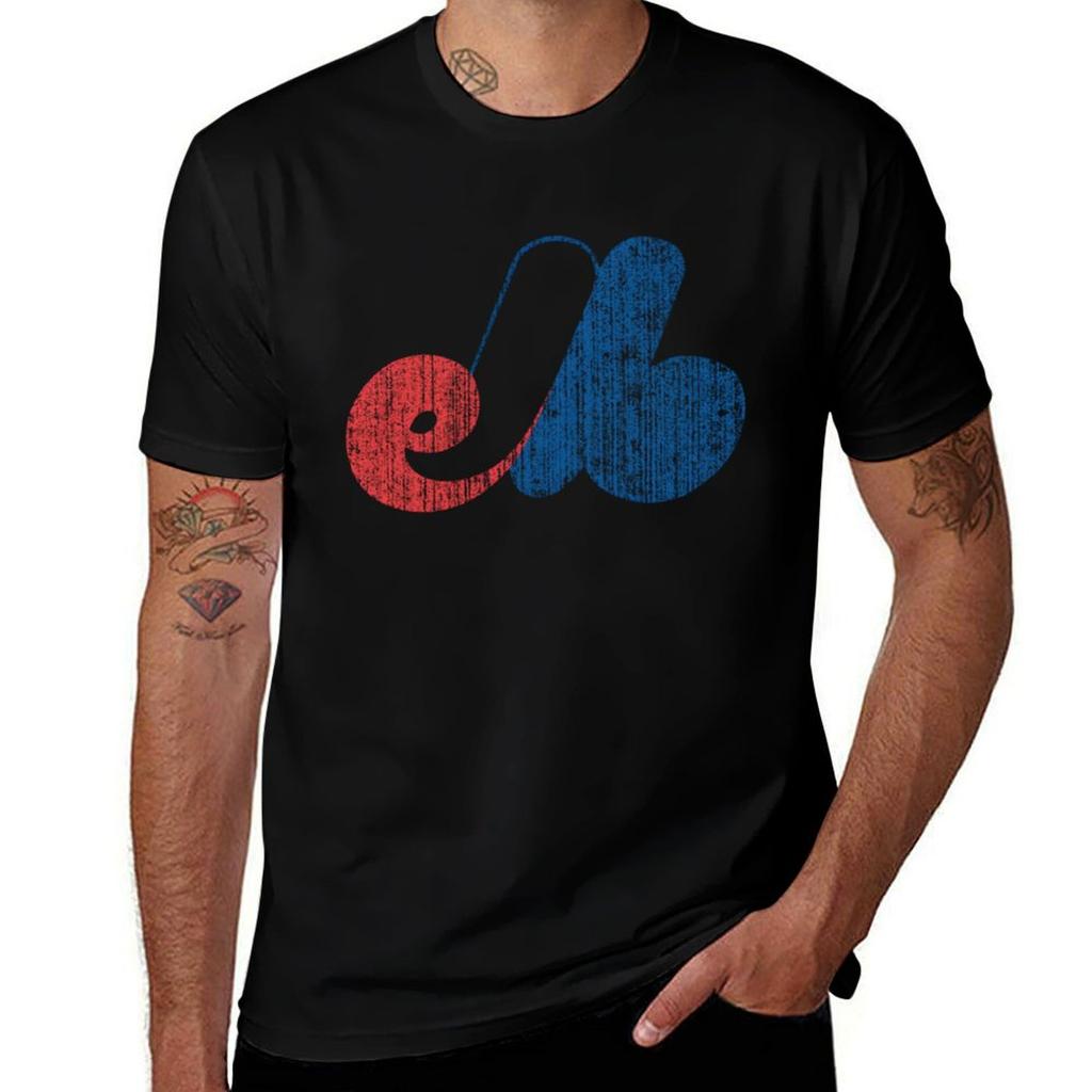 Montreal Expos TShirt Casual Street Style Short Sleeve Tee