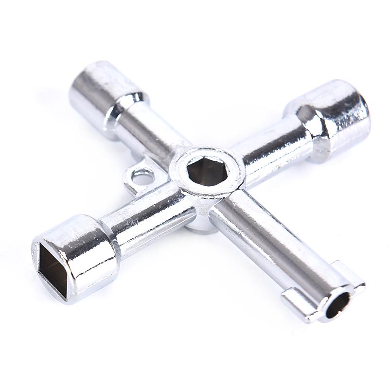 Cross Key Triangle Wrench For Electrical Elevator Cabinet Triangle Square Tool