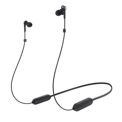 Беспроводные наушники Audio Technica BK Bluetooth Deep Bass до 20 часов непрерывной работы BK Black ATH-CKS330XBT [SOLID BASS/Защита от брызг