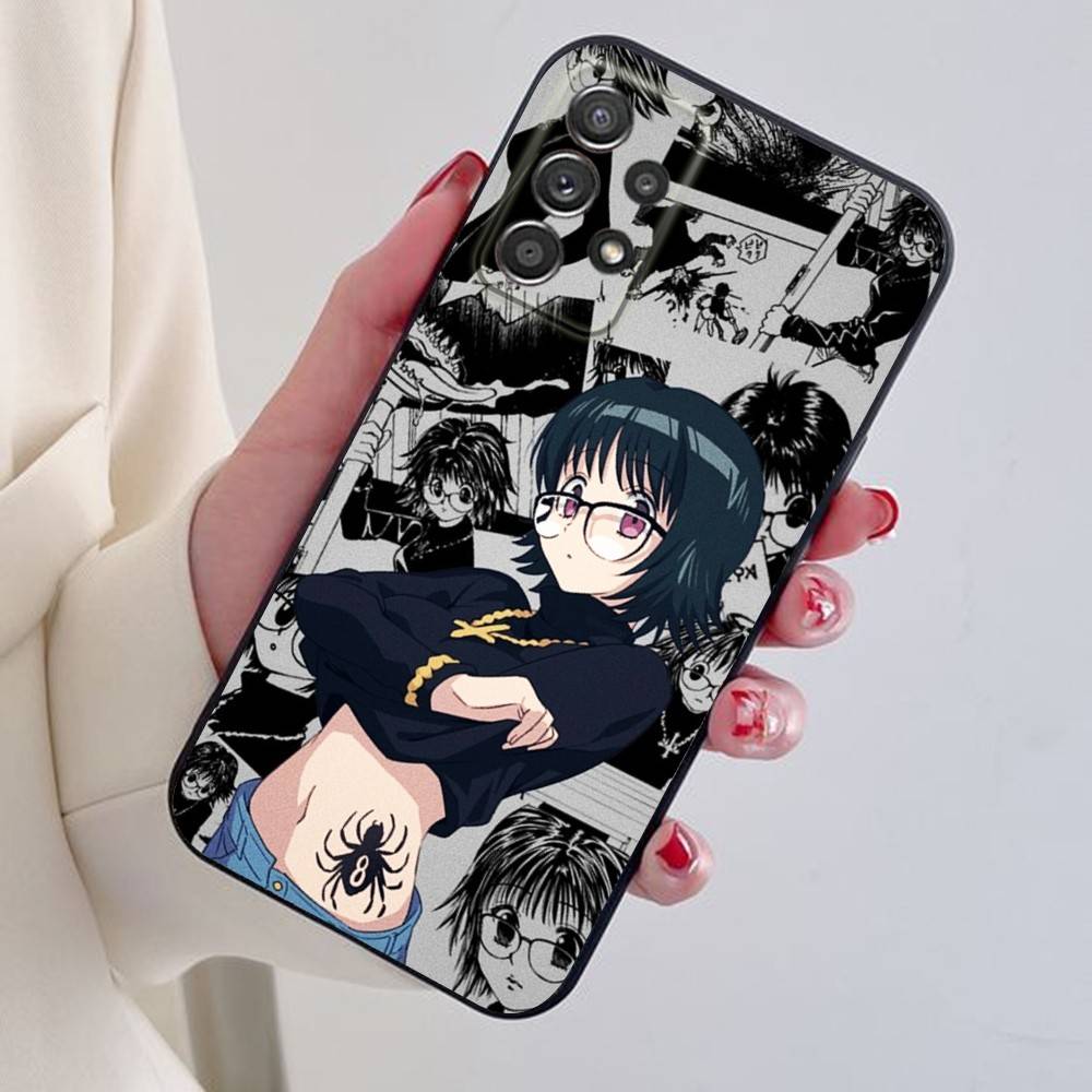 S-Shizuku M-Murusaki Phone Case For Samsung S24,21,22,23,30,Ultra,20,Plus,Note,10,9,Black soft silicone case TPU
