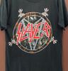 Винтажная футболка унисекс Slayer Reign In Blood Euro Tour 1987