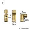 10Pcs 1/2 Inch Hidden Hinges Brass Invisible Wooden Case Hardware Supplies Small Box Barrel Hinge