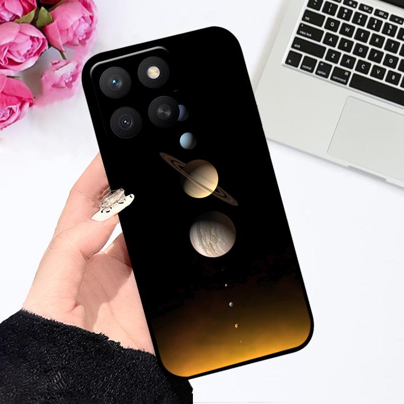 Чехол для Honor X8c HonorX8C Мягкий силиконовый ТПУ Милый Астронавт Печать на телефоне Чехол Для Huawei Honor X8c Чехлы ABR-LX3 Fundas Capa