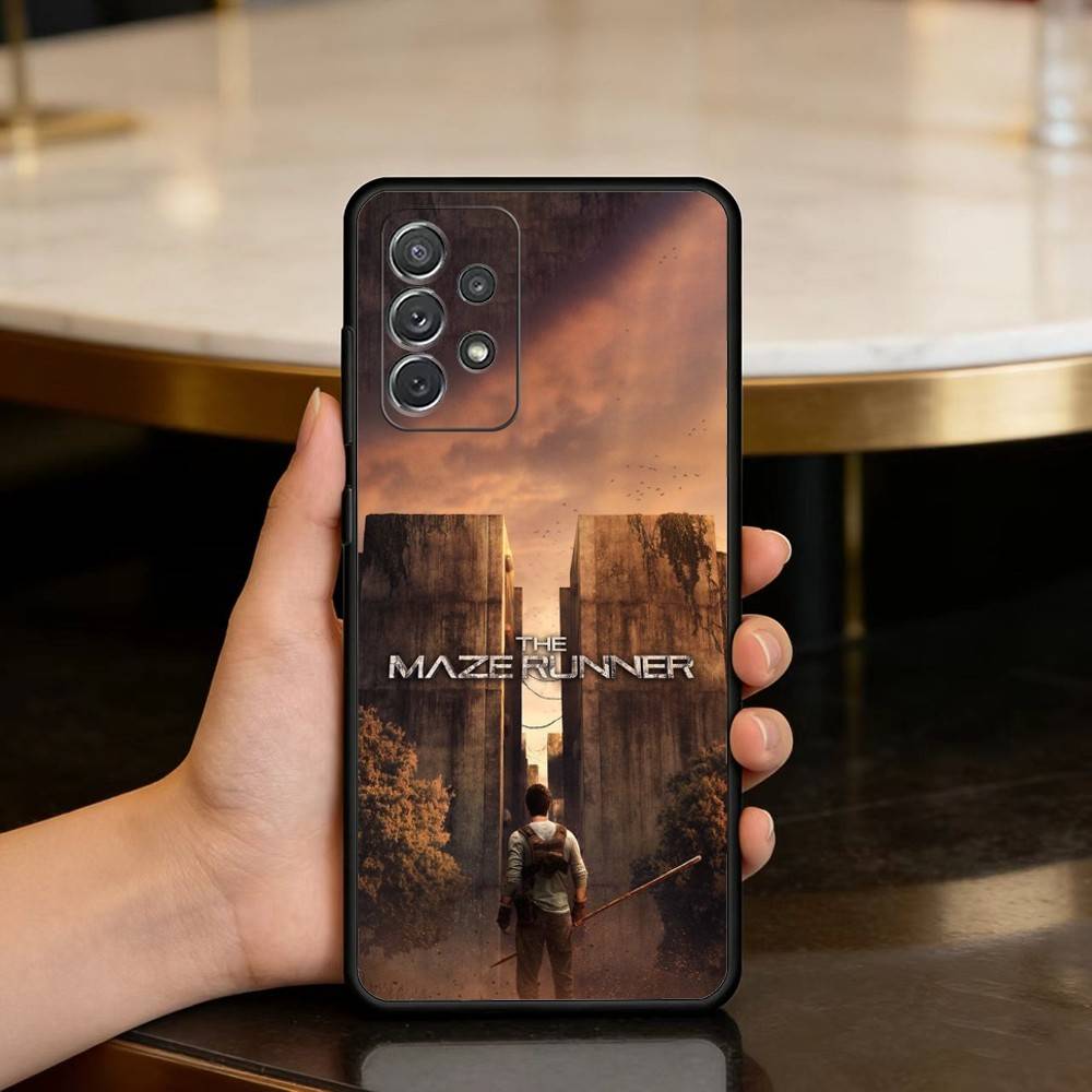 Чехол для телефона M-Maze R-Runner для Samsung Galaxy A73,A72,A71,A70,A53,A52,A51, Мягкий силиконовый черный чехол
