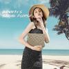 Straw Clutch Purse, Women Wristlet Clutch Handbag Envelope Bag Large Wallet Summer Beach Bag